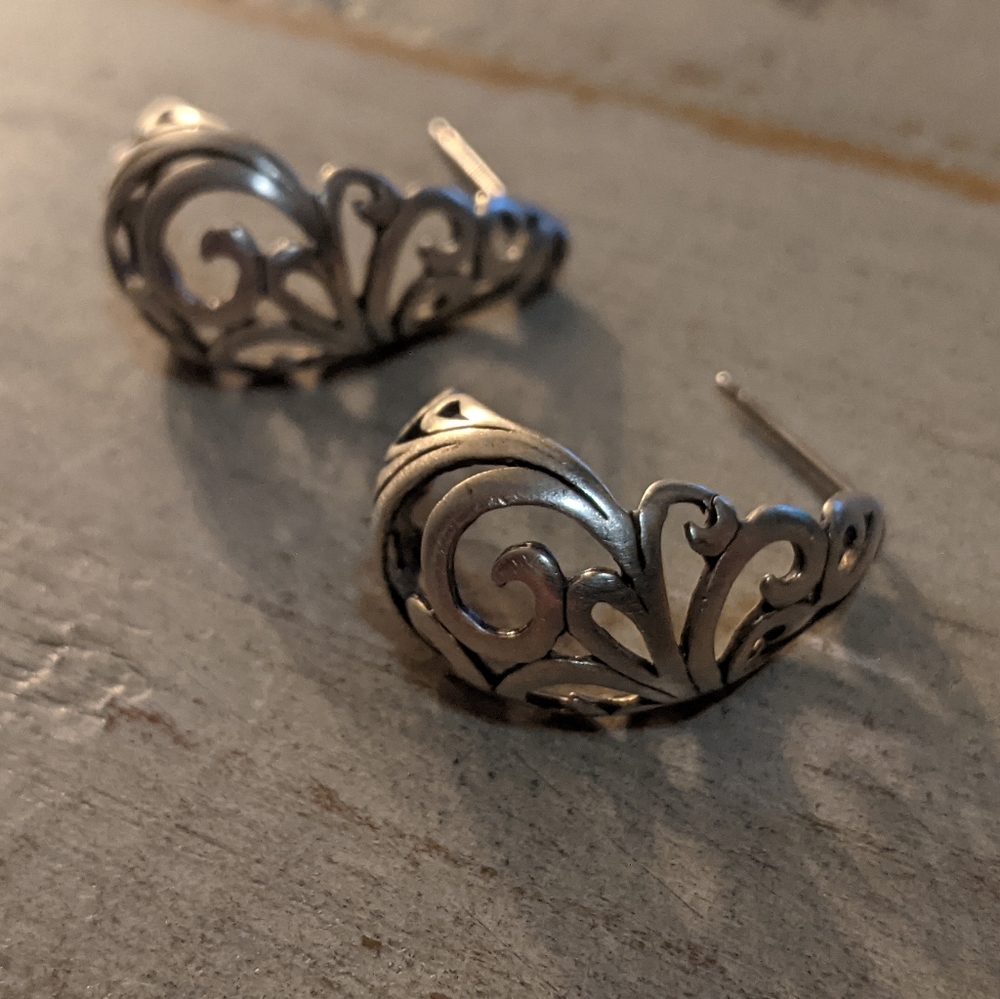 Vintage Jelaine Sterling Silver 925 Earrings